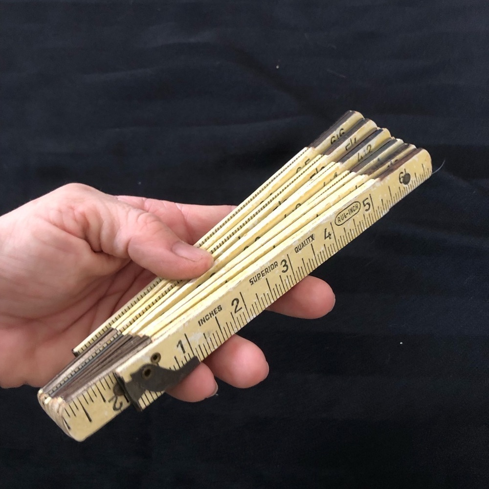 1950s Folding Ruler 72 Inches